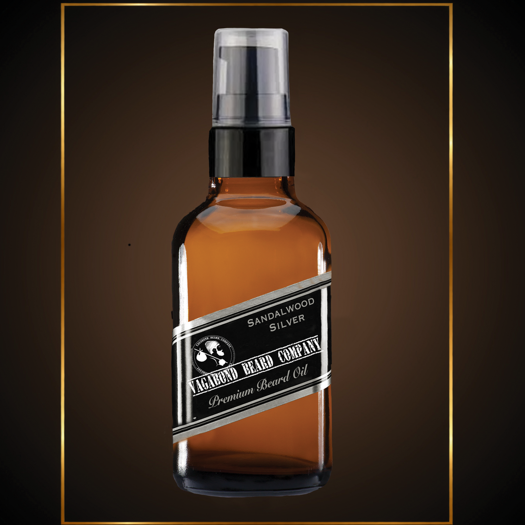 SANDALWOOD SILVER<br><br><small>3 OZ PREMIUM<br><br>WITH OSTRICH OIL</small>